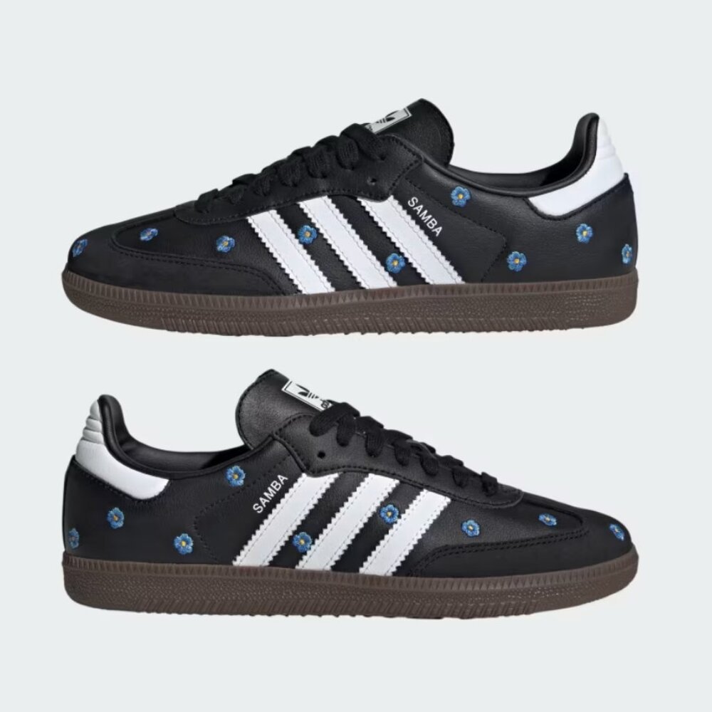 Adidas SAMBA OG Embroidered Flowers | US 5.5 (women's)